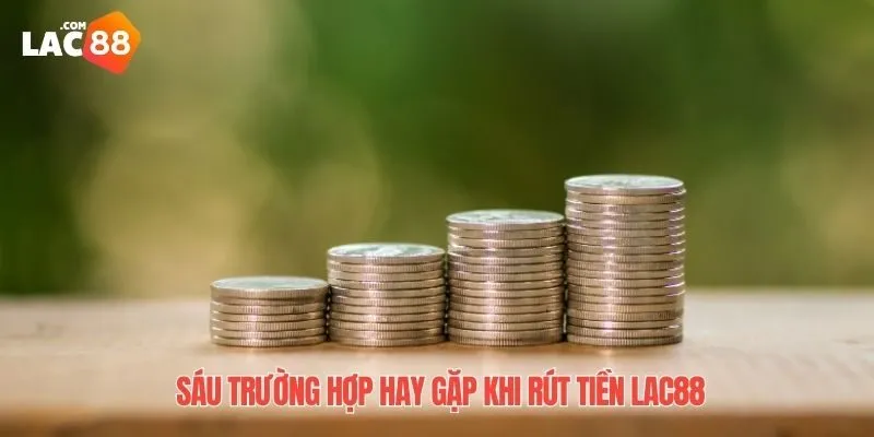 Rút Tiền LAC88 Nhanh Chóng, An Toàn Chỉ Với Ba Bước 5 Sáu trường hợp hay gặp khi rút tiền LAC88